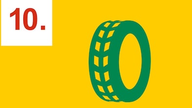 Schéma d'un pneu