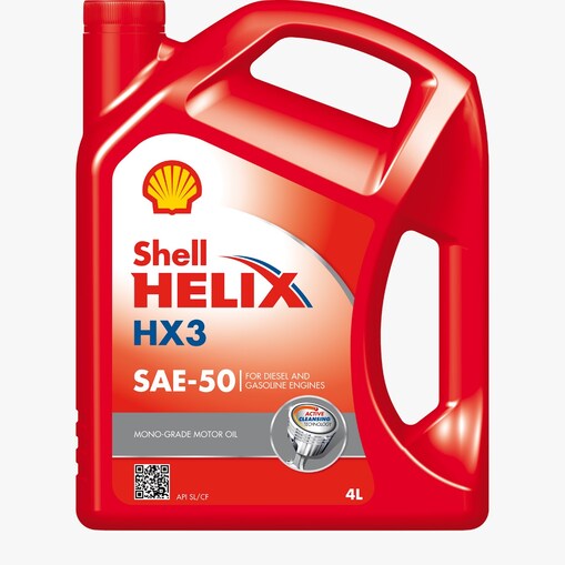 Packshot pour Shell Helix HX3 SAE 50