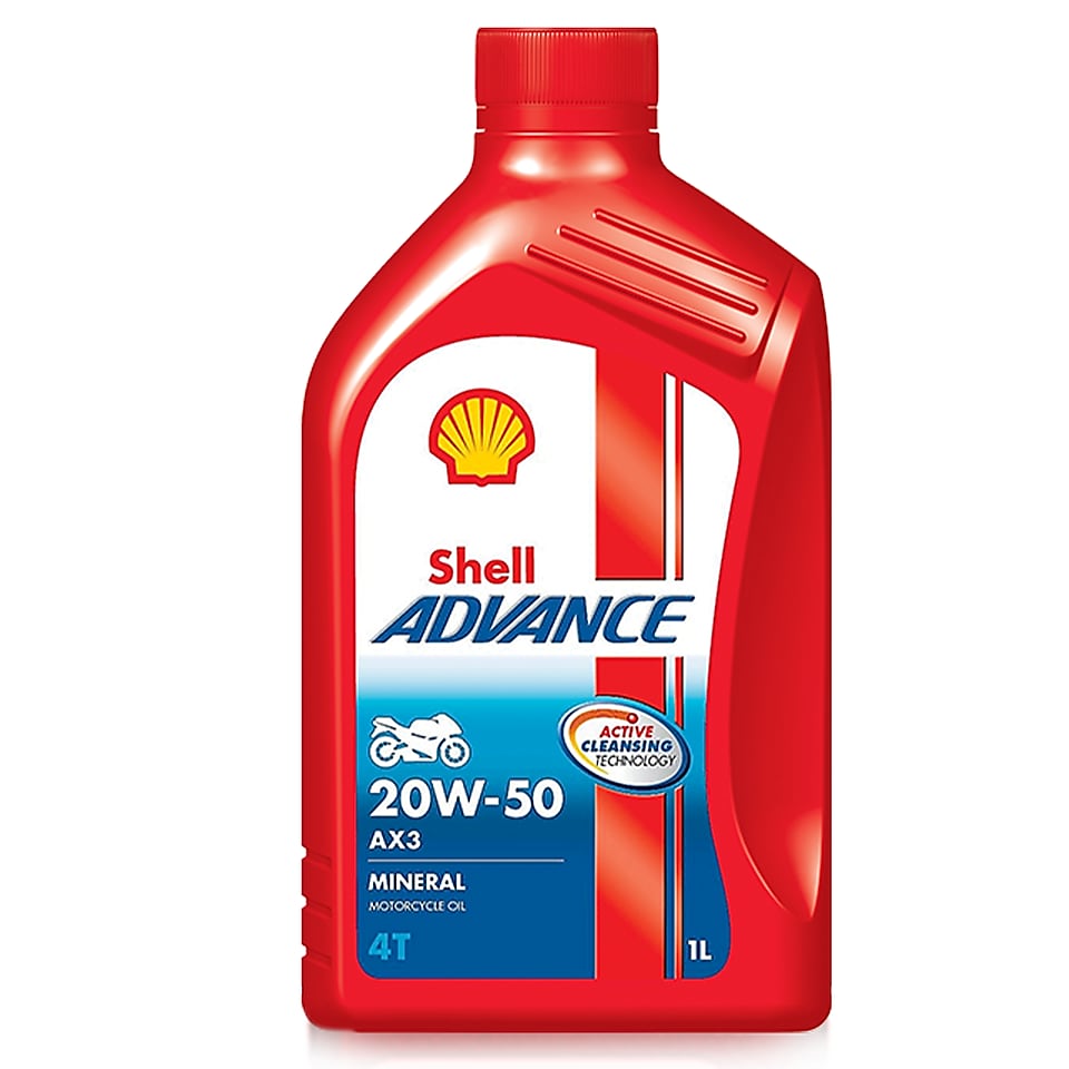 Bouteille de lubrifiant Shell Advance AX3