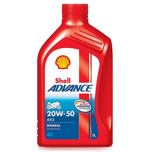 Bouteille de lubrifiant Shell Advance AX3