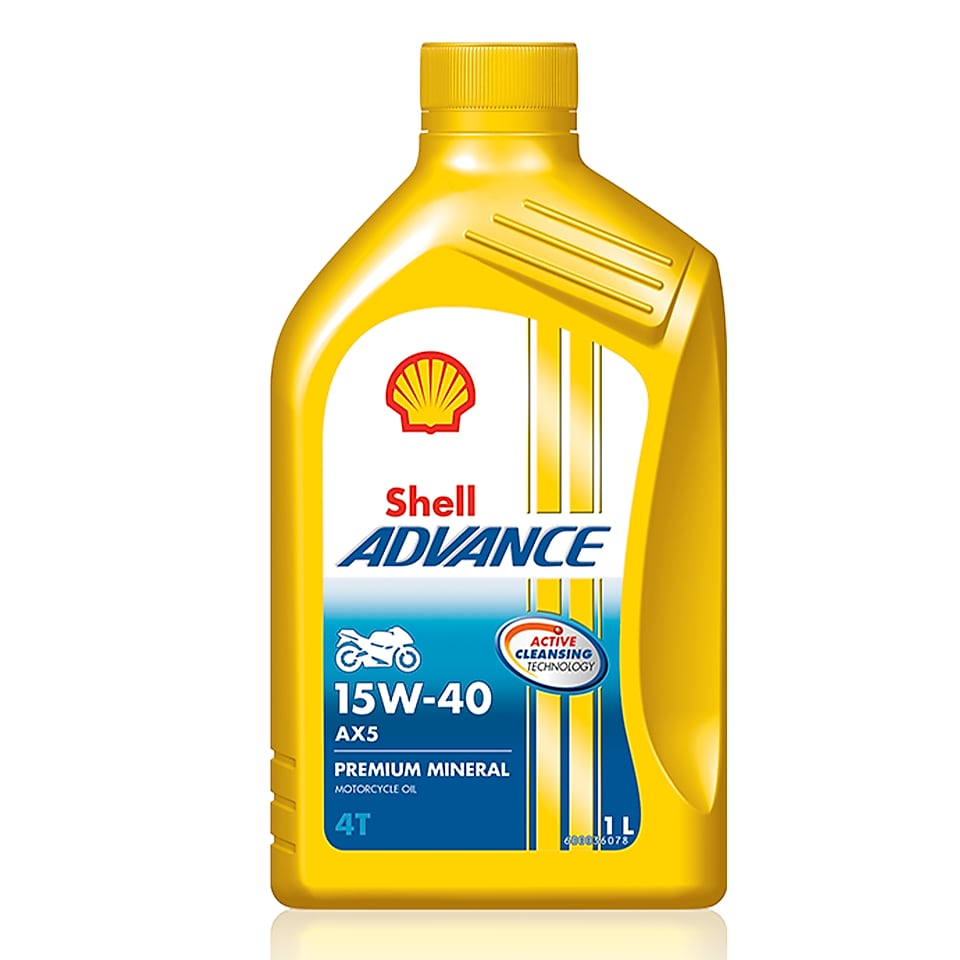 Bouteille de lubrifiant Shell Advance AX5