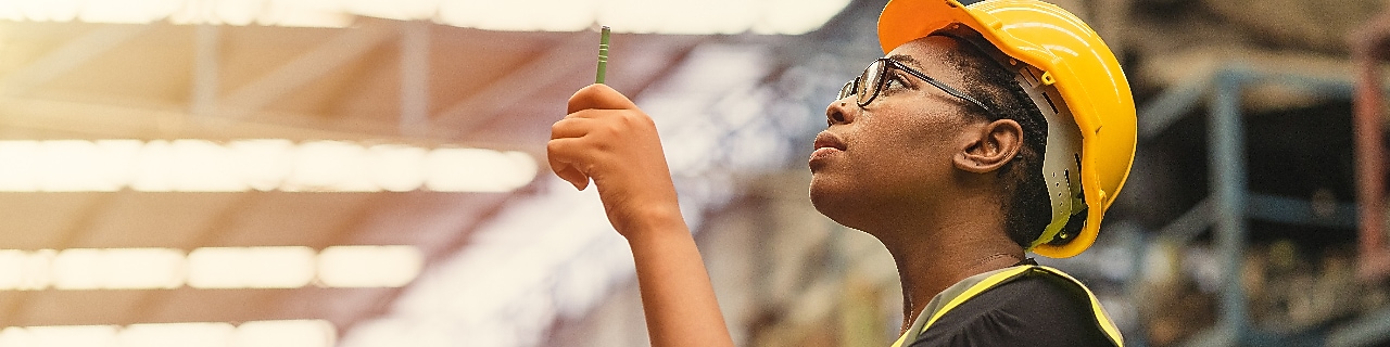 Engineer at work place